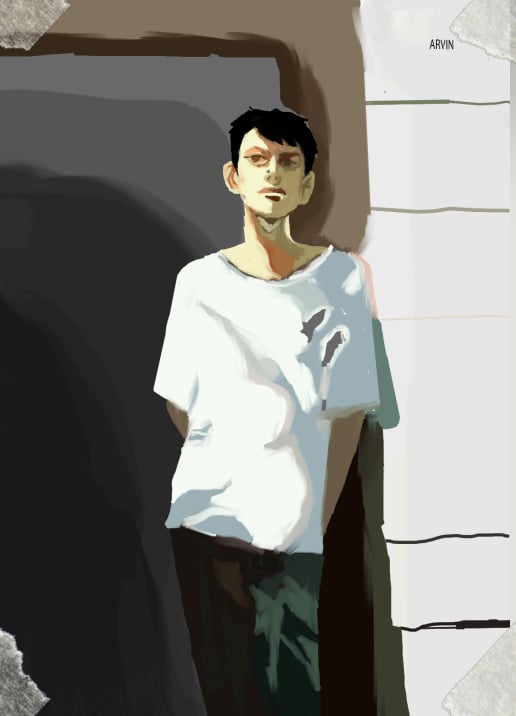 Arvin — Self Portrait Illustration
