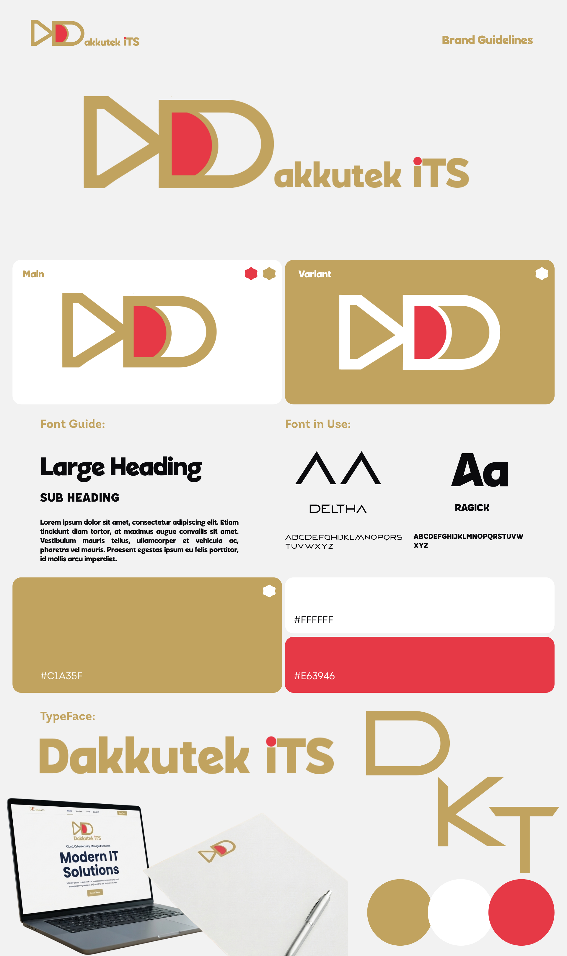 Dakkutek ITS Brand Board